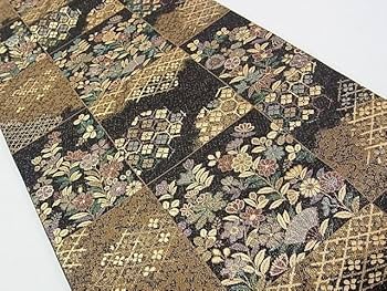 Amazon.co.jp: 1 世界的友禅作家 千地泰弘 千地天女 六通柄袋帯 草花文